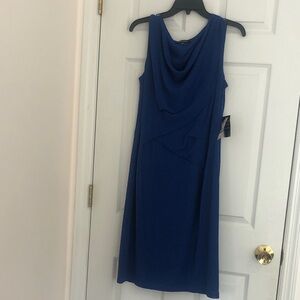 Nine West Blue Sleeveless midi Dress